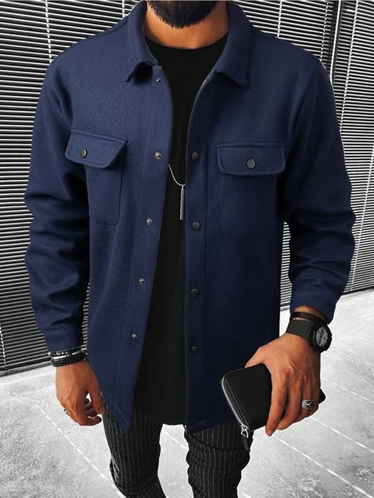 Flap Pocket Overcoat