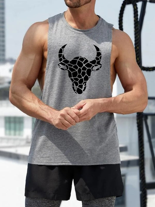 Cattle Print Sports Tank Top