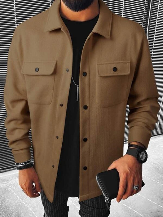 Flap Pocket Overcoat