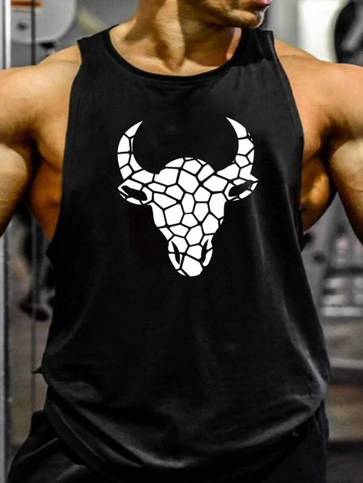 Cattle Print Sports Tank Top