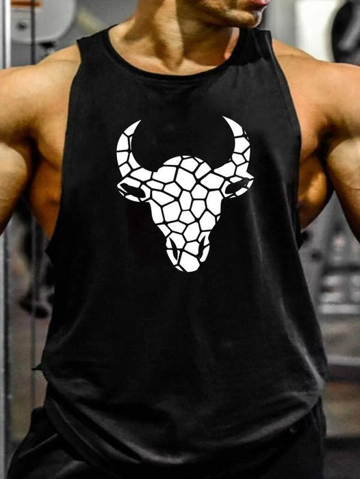 Cattle Print Sports Tank Top