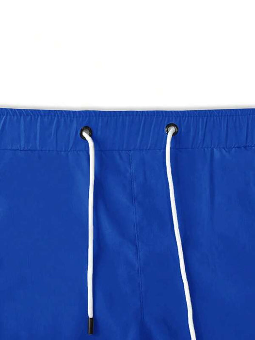 Slant Pocket Drawstring Shorts