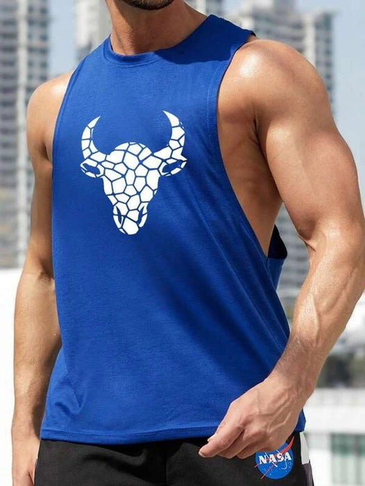 Cattle Print Sports Tank Top