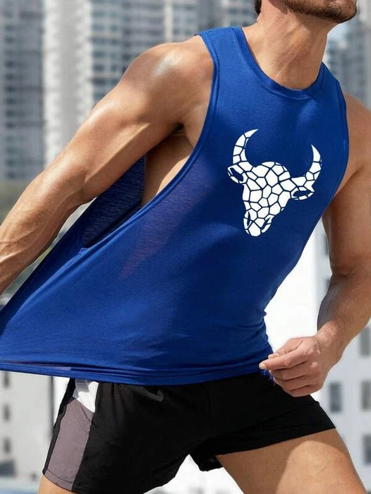 Cattle Print Sports Tank Top