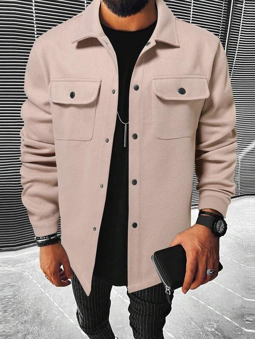 Flap Pocket Overcoat