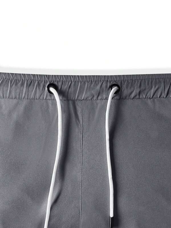 Slant Pocket Drawstring Shorts