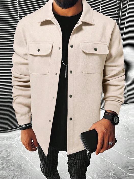 Flap Pocket Overcoat