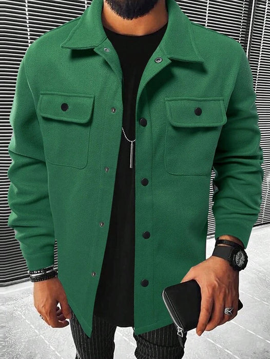 Flap Pocket Overcoat