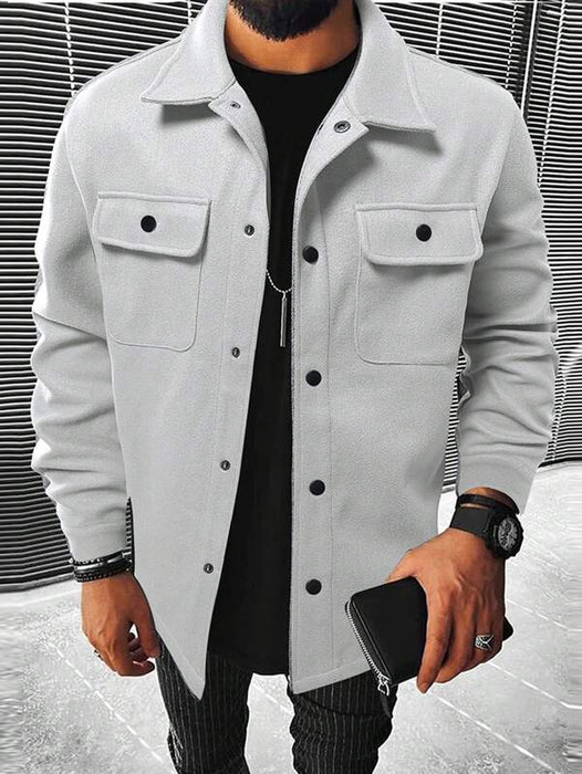 Flap Pocket Overcoat