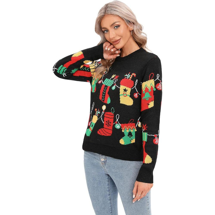 Festive Knitted Sweater for Holiday Celebrations