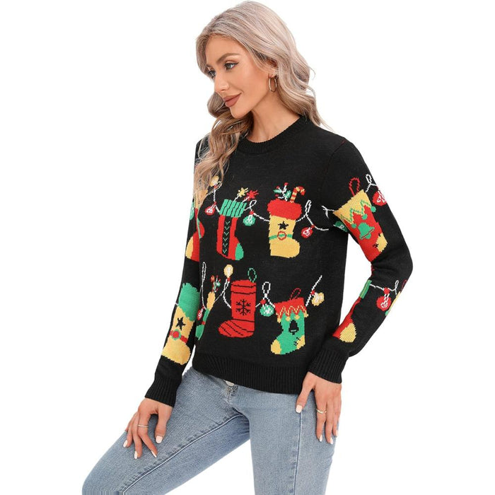 Festive Knitted Sweater for Holiday Celebrations