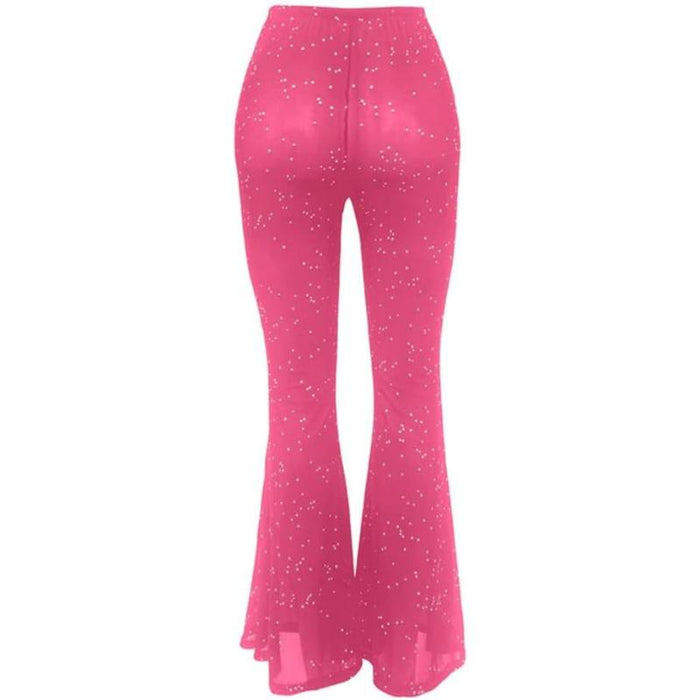 Flared Lace Bell Bottom Pants