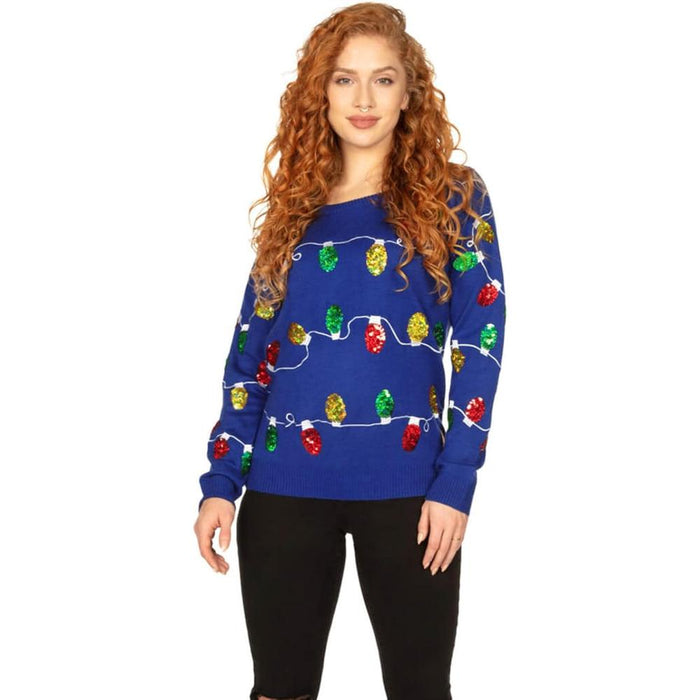 Winter Holiday Sweater With Decorative Design