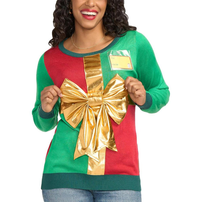 Winter Holiday Sweater With Decorative Design