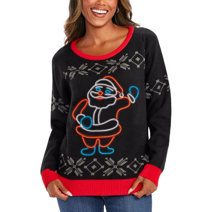 Winter Holiday Sweater With Decorative Design