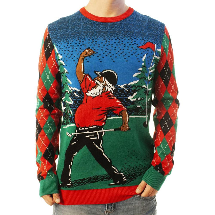 Festive Knitted Anime Holiday Sweater