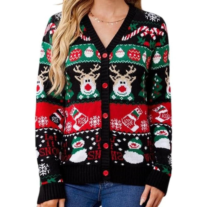 Festive Knitted Sweater for Holiday Celebrations