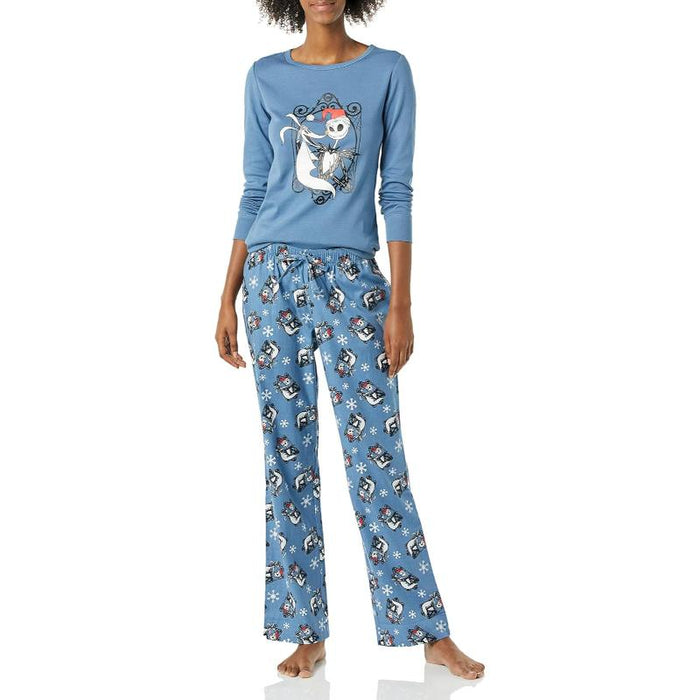 Flannel Pajama Set With T Shirt