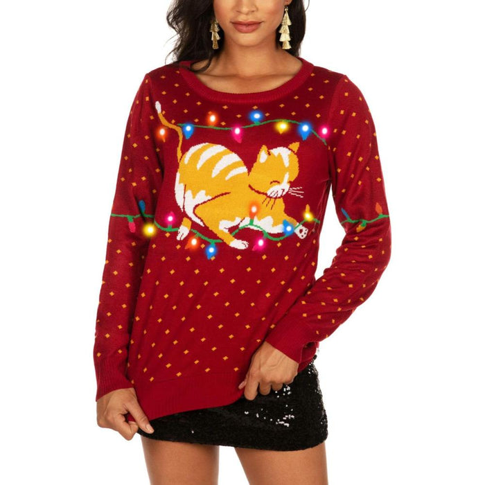 Winter Holiday Sweater With Decorative Design