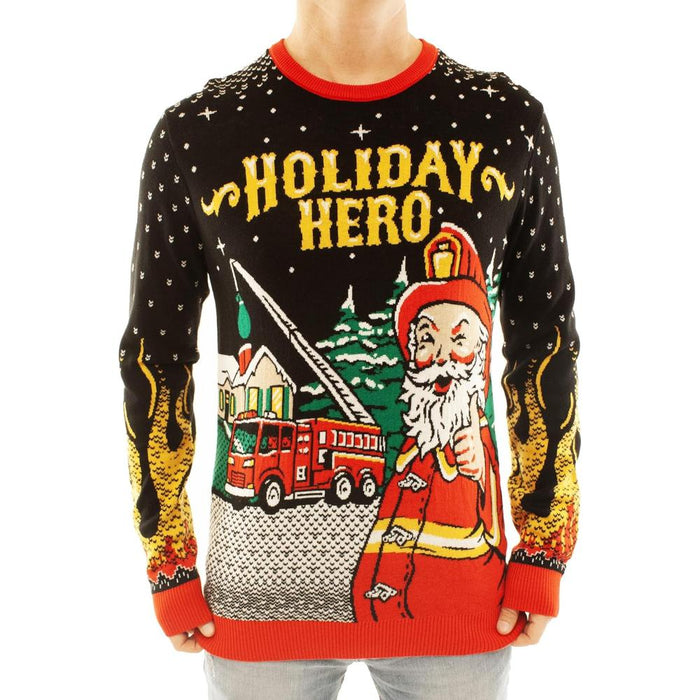 Festive Knitted Anime Holiday Sweater