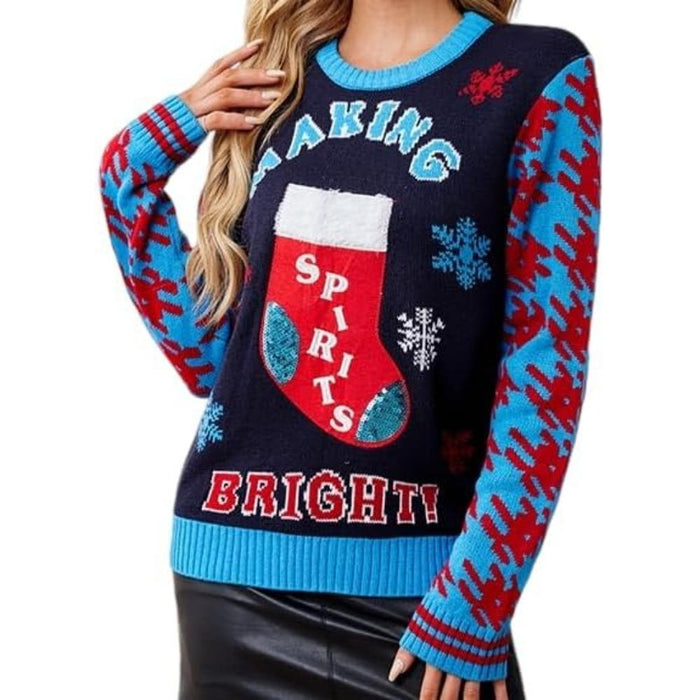 Festive Knitted Sweater for Holiday Celebrations