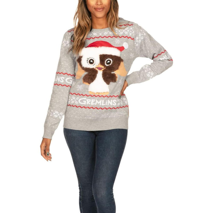 Winter Holiday Sweater With Decorative Design