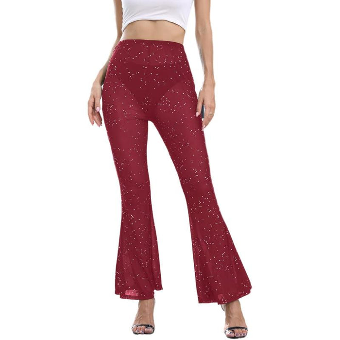 Flared Lace Bell Bottom Pants