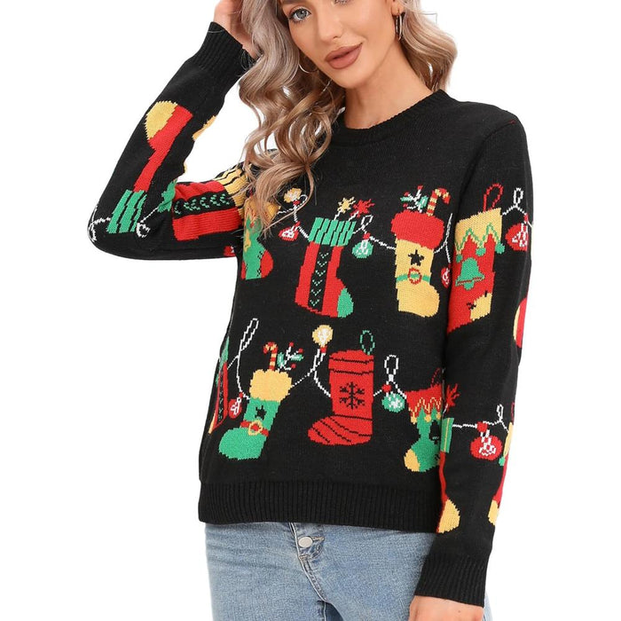 Festive Knitted Sweater for Holiday Celebrations