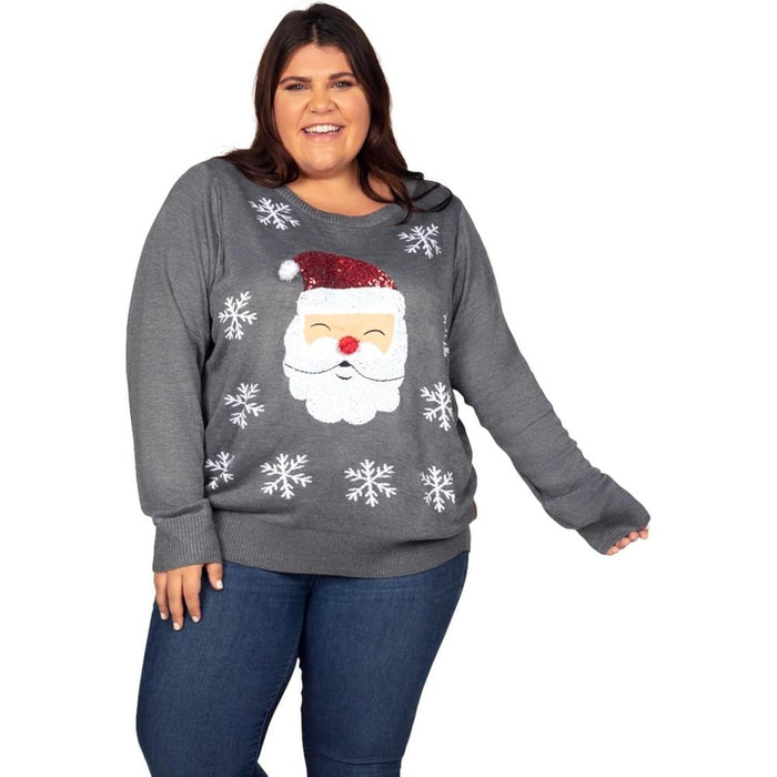 Winter Holiday Sweater With Decorative Design