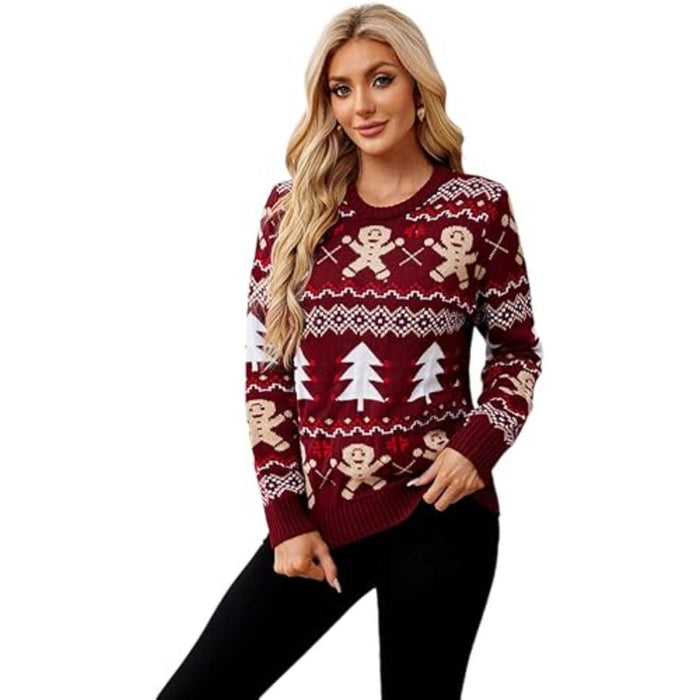 Festive Knitted Sweater for Holiday Celebrations