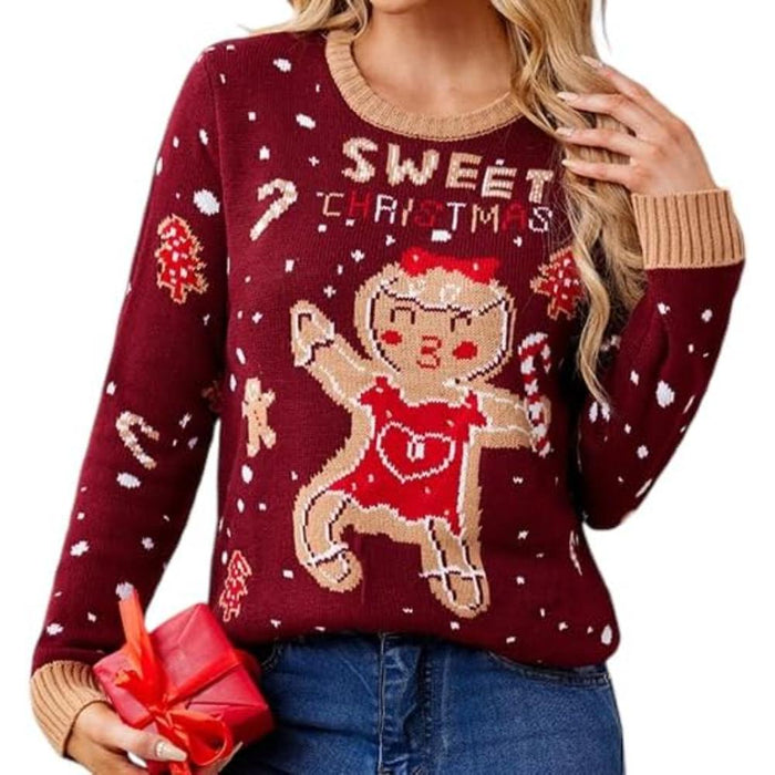 Festive Knitted Sweater for Holiday Celebrations