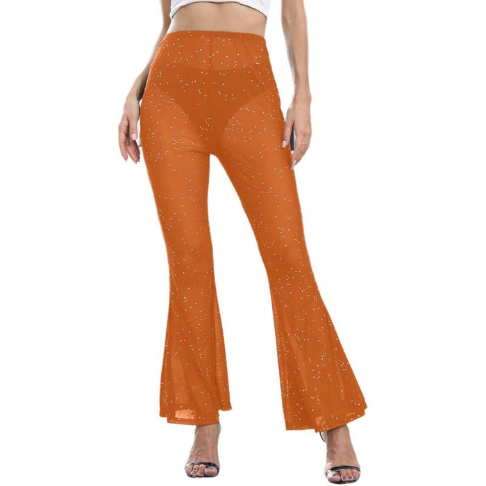 Flared Lace Bell Bottom Pants