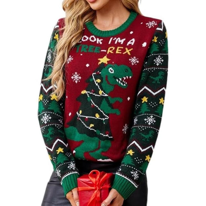 Festive Knitted Sweater for Holiday Celebrations