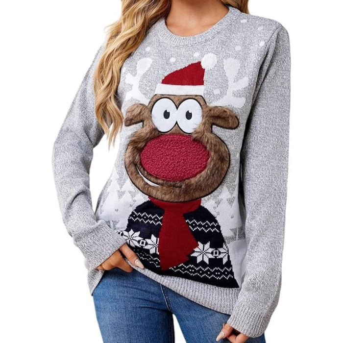 Festive Knitted Sweater for Holiday Celebrations