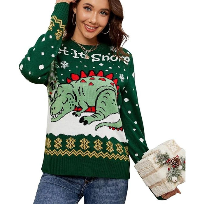 Festive Knitted Sweater for Holiday Celebrations