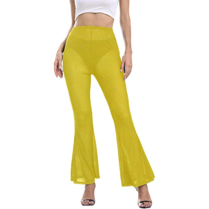 Flared Lace Bell Bottom Pants