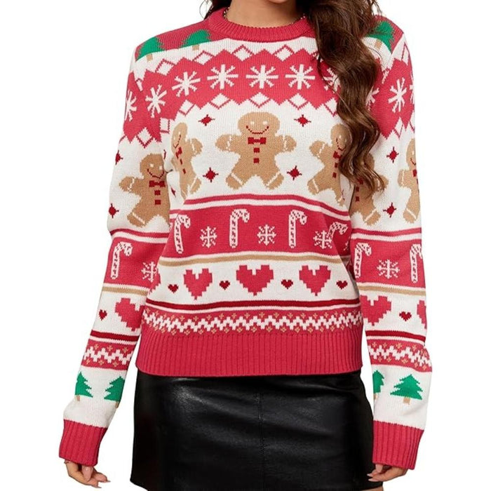 Festive Knitted Sweater for Holiday Celebrations