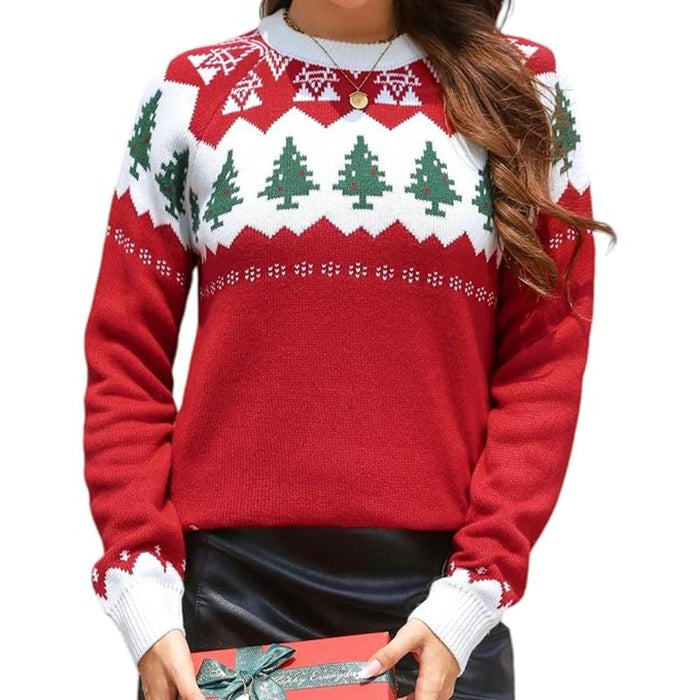 Festive Knitted Sweater for Holiday Celebrations