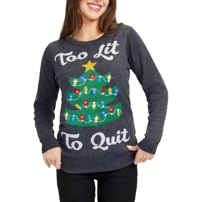 Christmas Sweaters with Festive Decorations