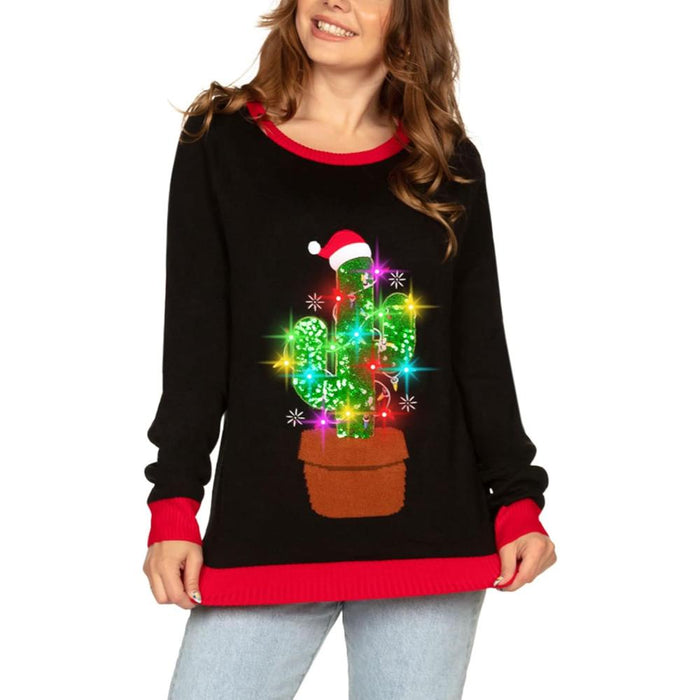 Christmas Sweaters with Festive Decorations