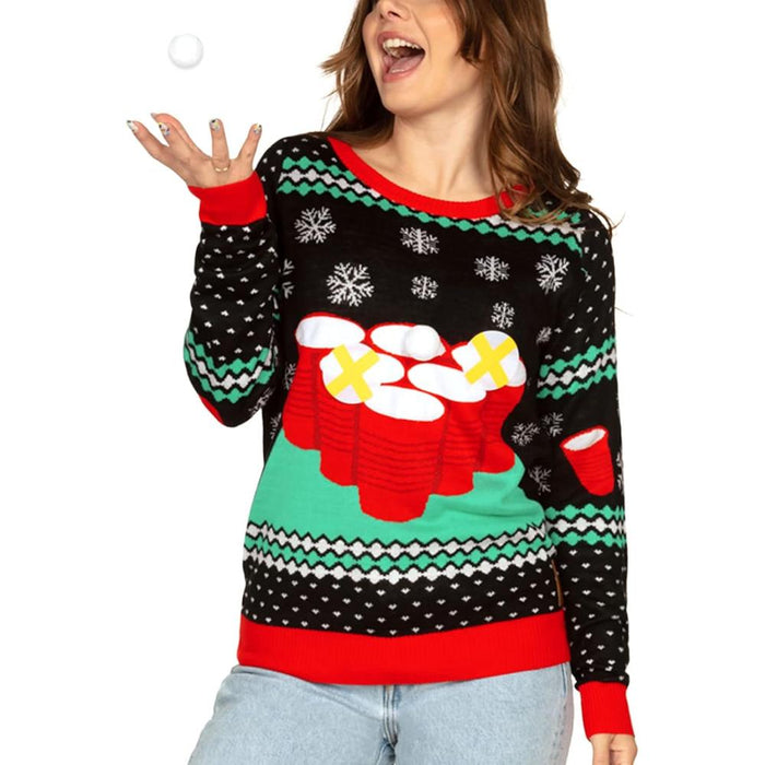 Christmas Sweaters with Festive Decorations