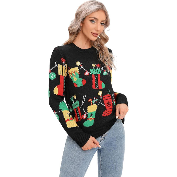 Festive Knitted Sweater for Holiday Celebrations