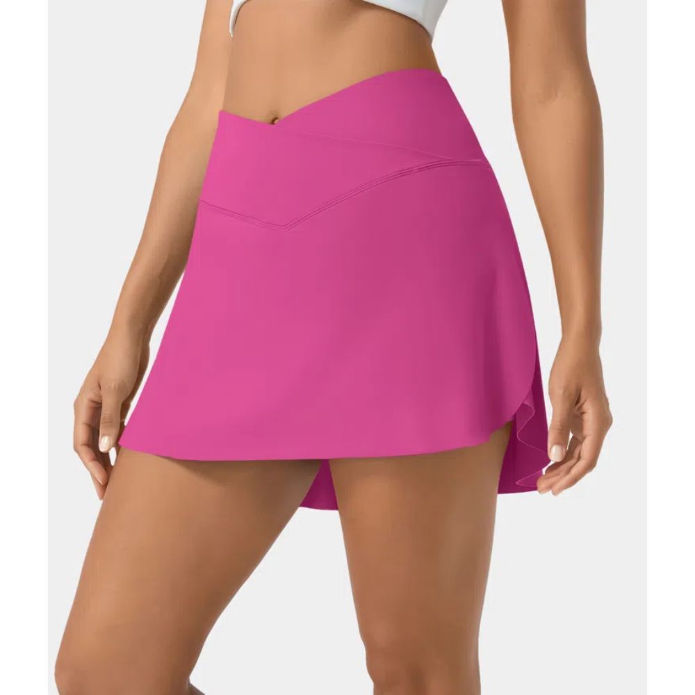 2 In 1 Side Pocket Tennis Skirt