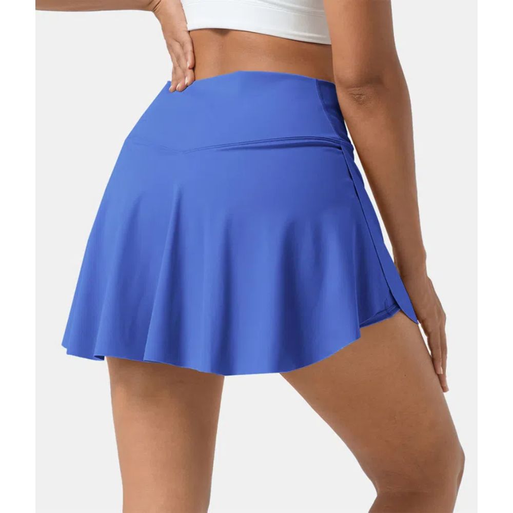 2 In 1 Side Pocket Tennis Skirt