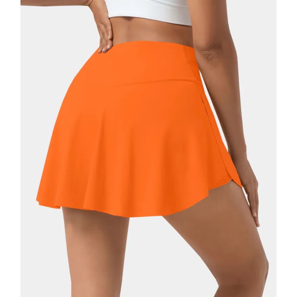 2 In 1 Side Pocket Tennis Skirt