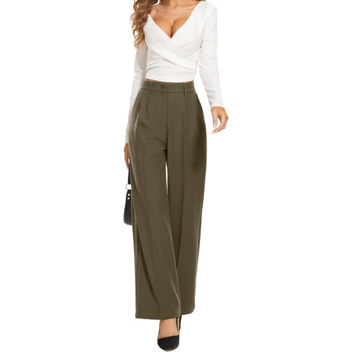 High Rise Tailored Trousers