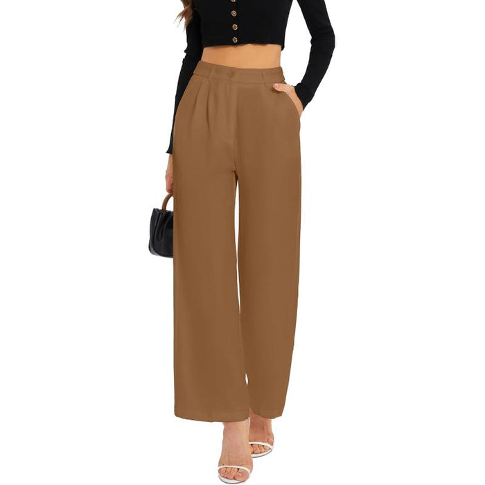 High Rise Classic Straight Trousers