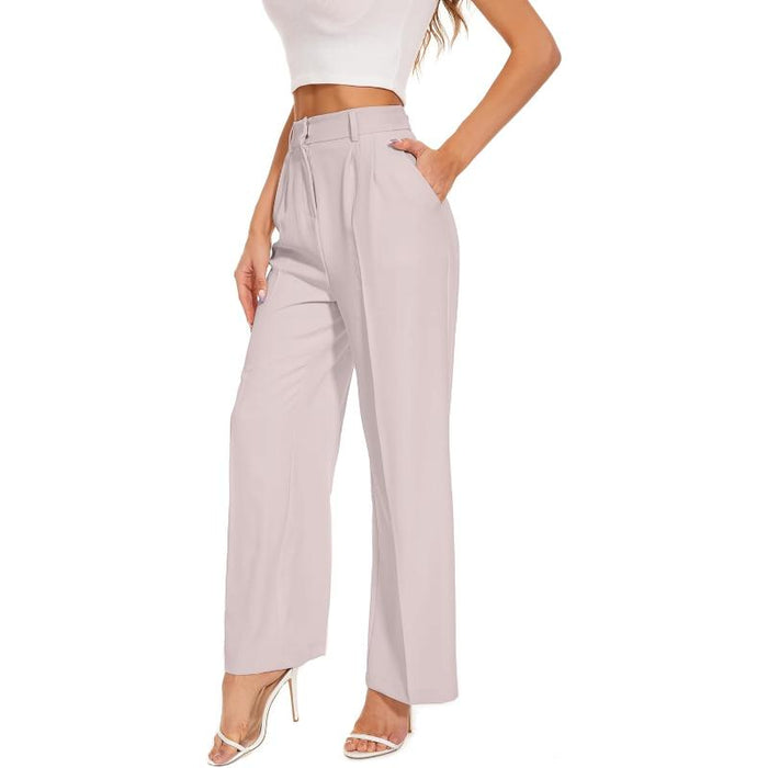 High Rise Classic Straight Trousers