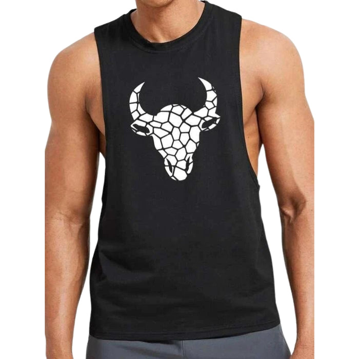 Cattle Print Sports Tank Top