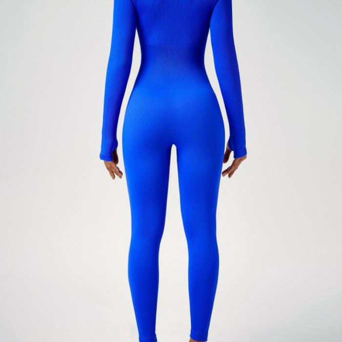 Seamless Full Length Long Sleeve Jumpsuit